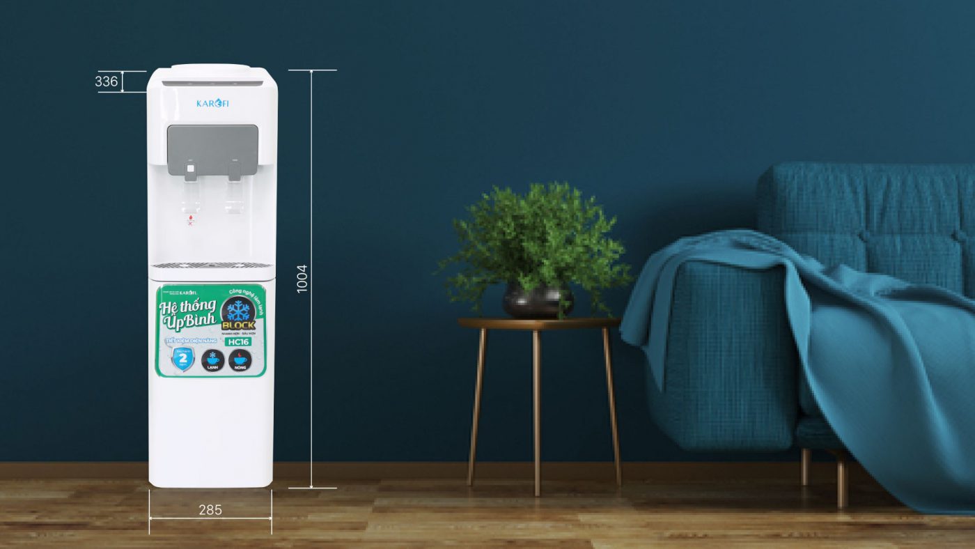 Cây nước nóng lạnh Karofi HC16 úp bình