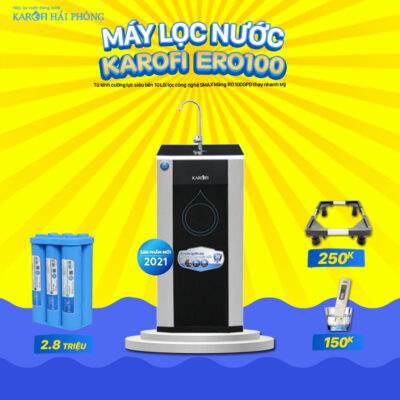 ERO100 Khuyến mãi Karofi Hải Phòng: Mua máy lọc nước - Rinh ngay quà lớn