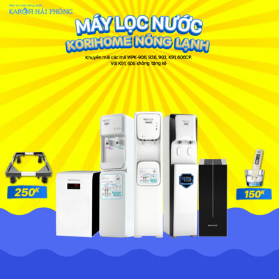 Korihome Khuyến mãi Karofi Hải Phòng: Mua máy lọc nước - Rinh ngay quà lớn