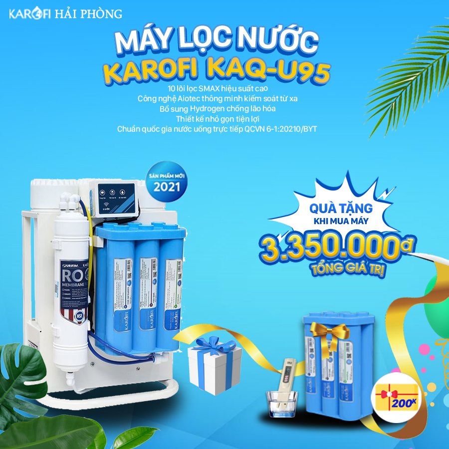 Máy lọc nước karofi U95