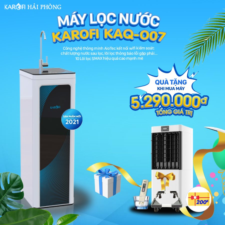 MÁY LỌC NƯỚC KAROFI KAQ-O07
