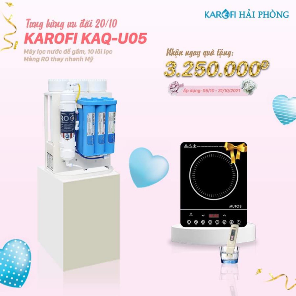 chương trình khuyến mãi t10 - Karofi KAQ-U05
