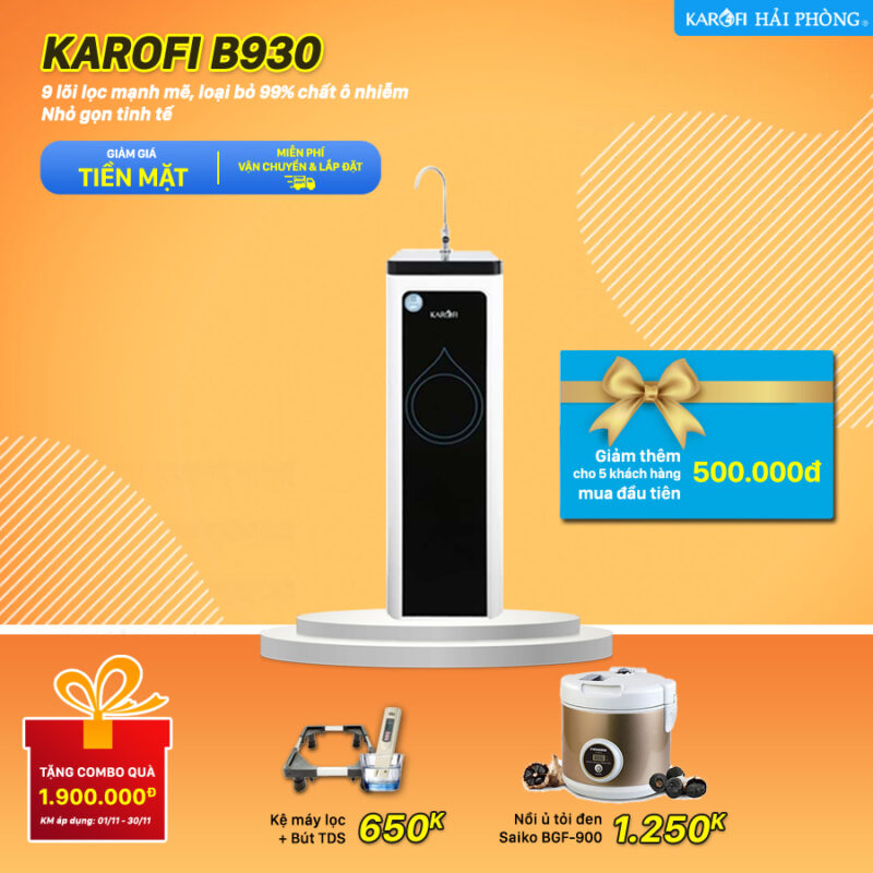 Karofi B930 - khuyến mãi tháng 11