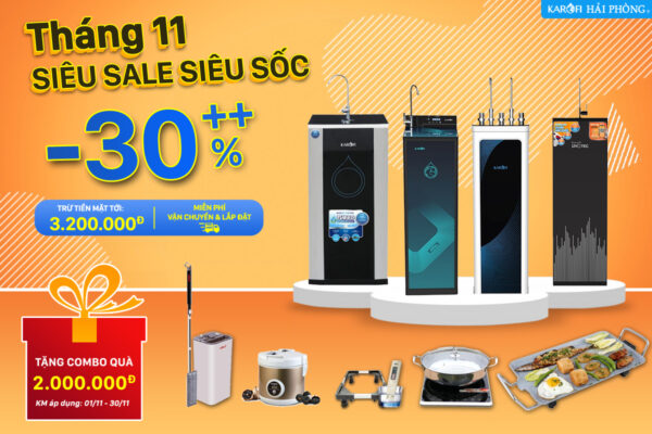 karofi Hải Phòng khuyến mãi tháng 11