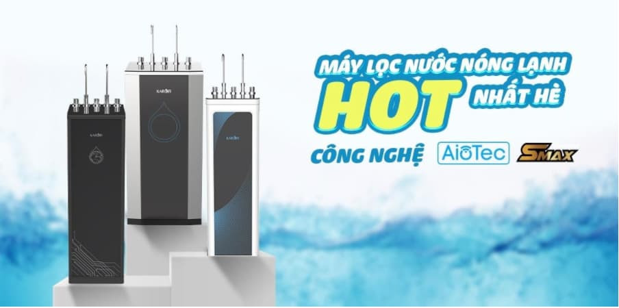 bộ ba máy lọc nước nóng lạnh