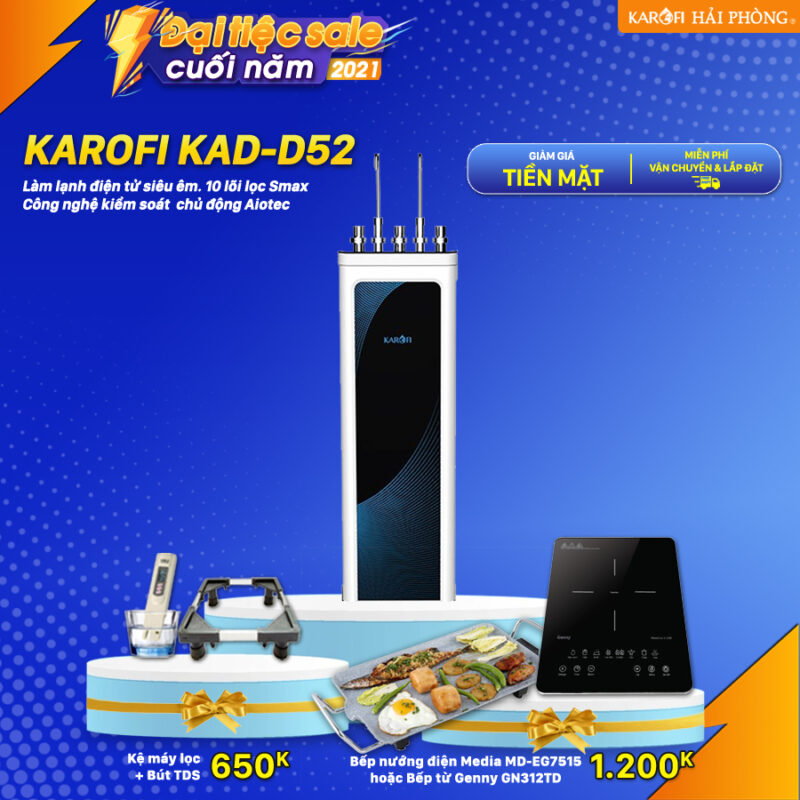 khuyến mãi tháng 12 - karofi D52