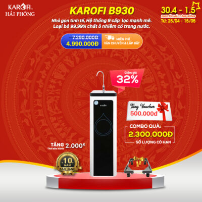 khuyến mãi B930 karofi hải phòng 30/4 - 1/5