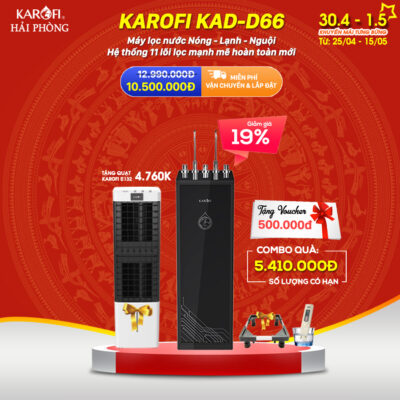 khuyến mãi D66 karofi hải phòng 30/4 - 1/5