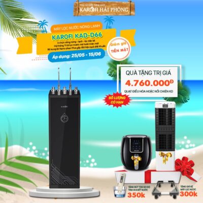MÁY LỌC NƯỚC Nóng - Lạnh - Nguội KAROFI KAD-D66