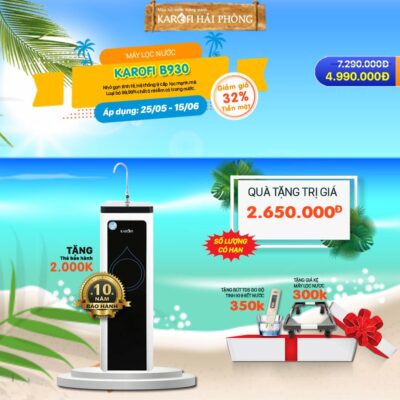 MÁY LỌC NƯỚC KAROFI B930