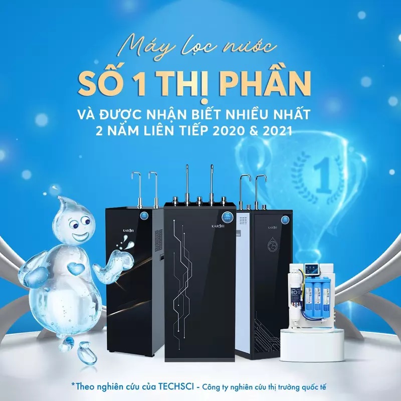máy lọc nước số 1 thị phần