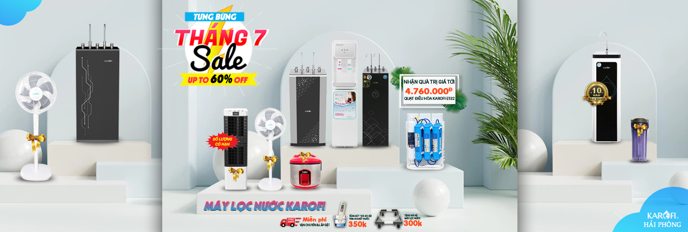 Khuyến mãi Karofi Hải Phòng tháng 7 2022