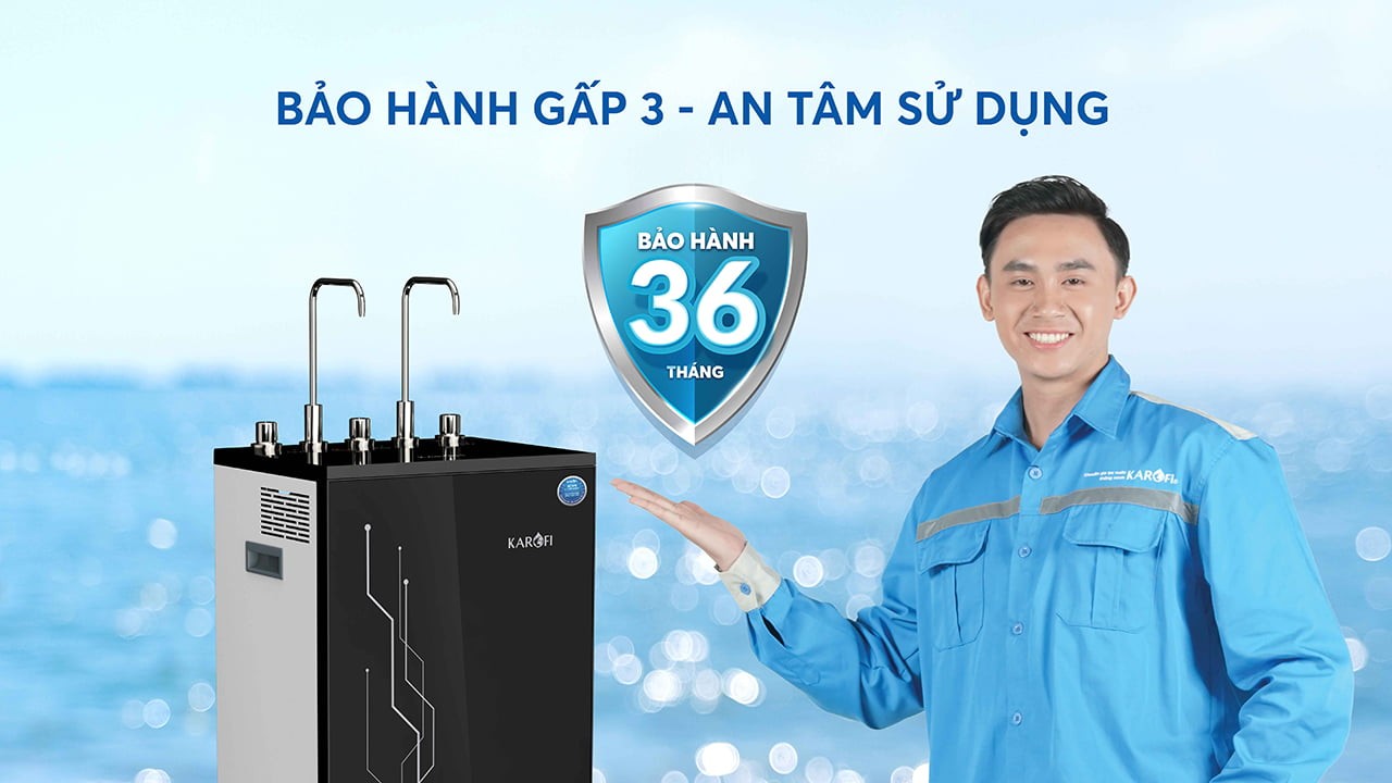 Máy lọc nước nóng lạnh Karofi KAD-I55-11