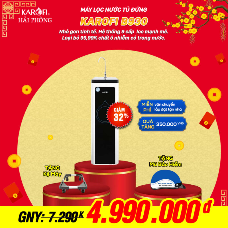 Máy lọc nước RO Karofi B930