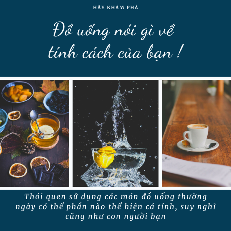 đồ uống nói gì về bạn