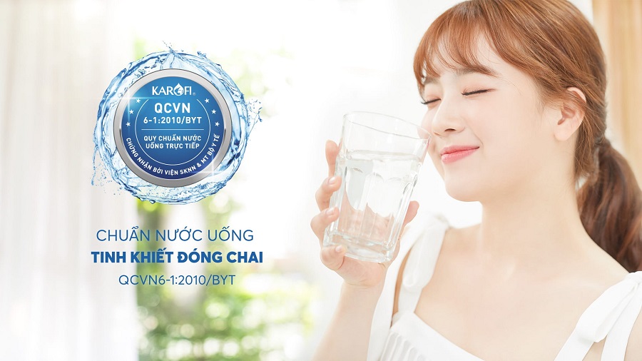 uống nước tinh khiết