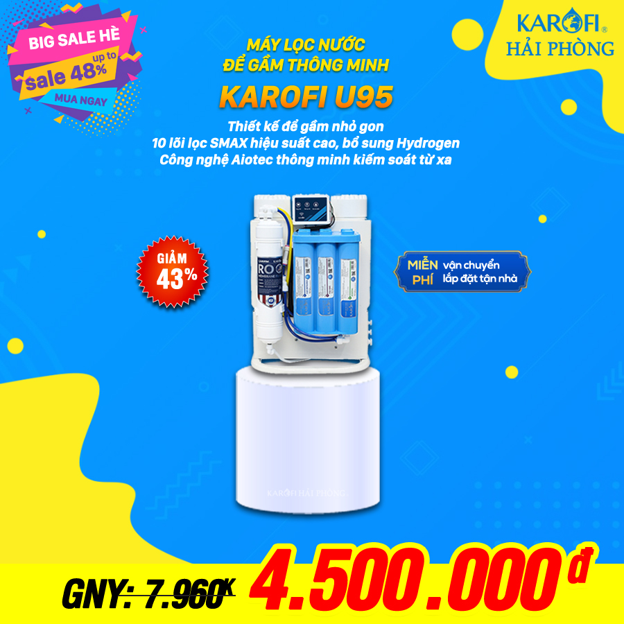 Máy lọc nước Karofi KAQ-U95