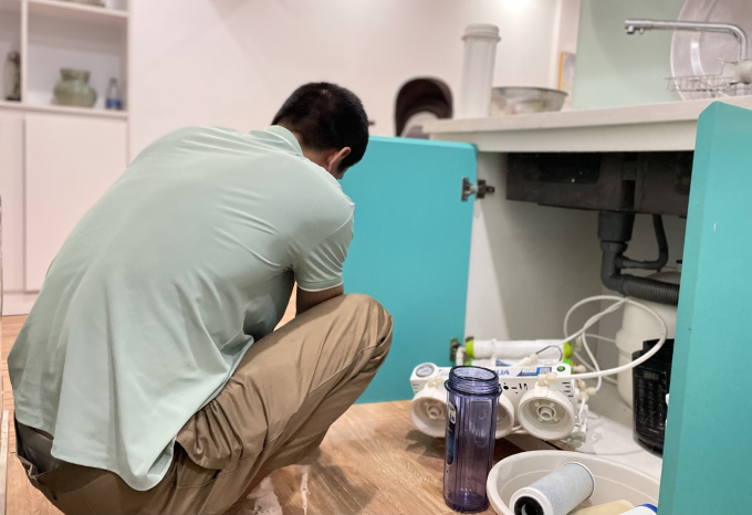 cẩn thận lừa đảo thay lọc nước