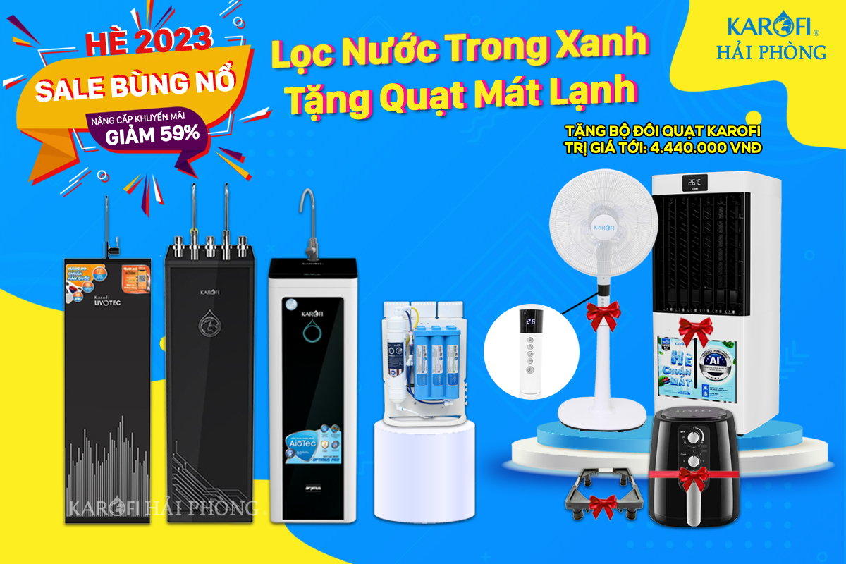 Banner Karofi Hải Phòng khuyến mãi tháng 5 2023