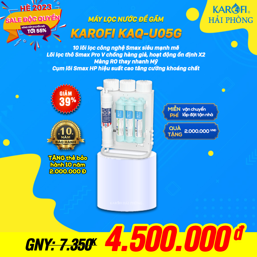 Giá U05G Karofi Hải Phòng thang 7 2023