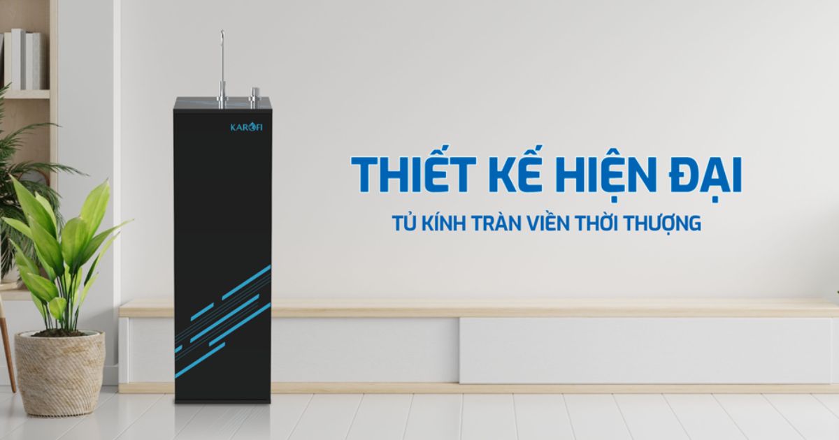 Karofi KAQ-D20 thiết kế hiện đại tủ kính tràn viền thời thượng