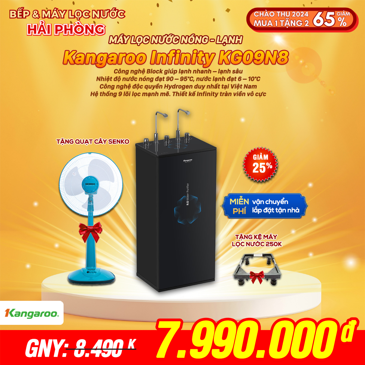 Máy lọc nước Kangaroo-KG09N8