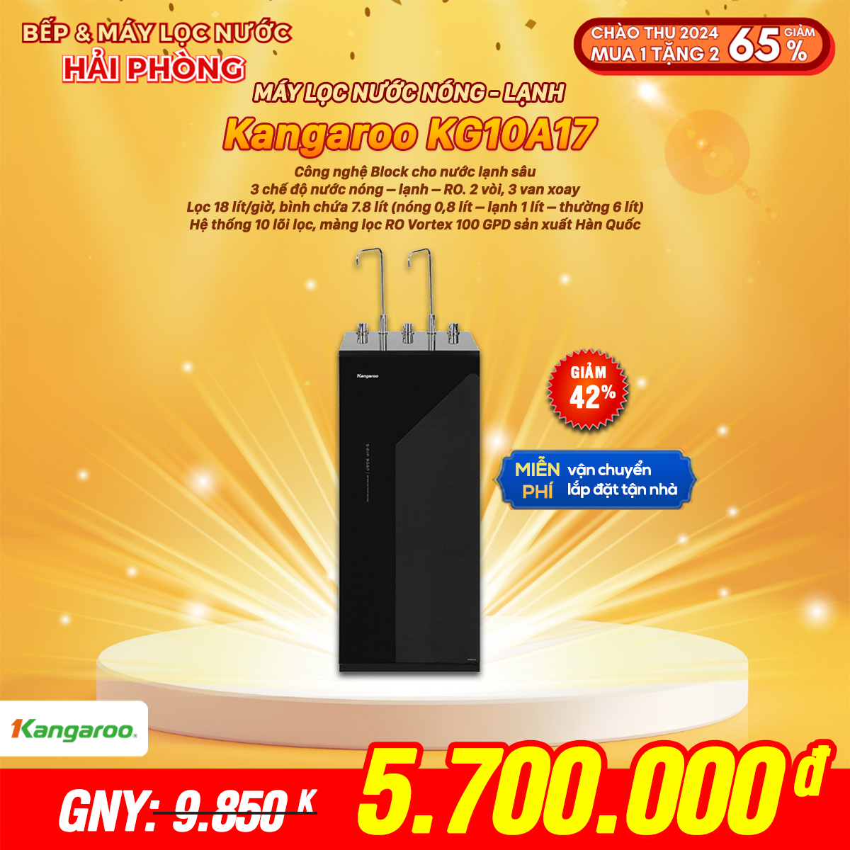 Máy lọc nước Kangaroo-KG10A17