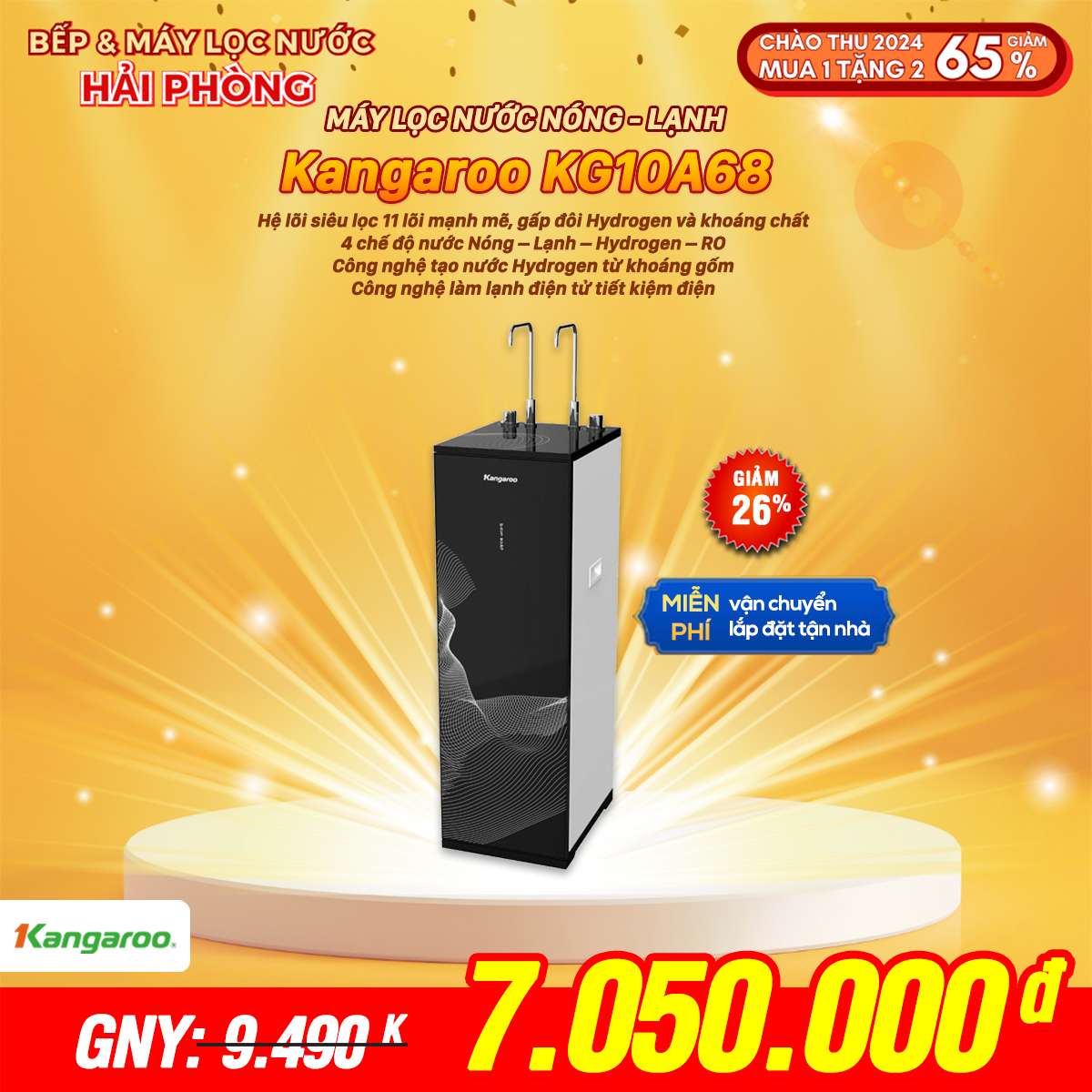 Máy lọc nước Kangaroo-KG10A68