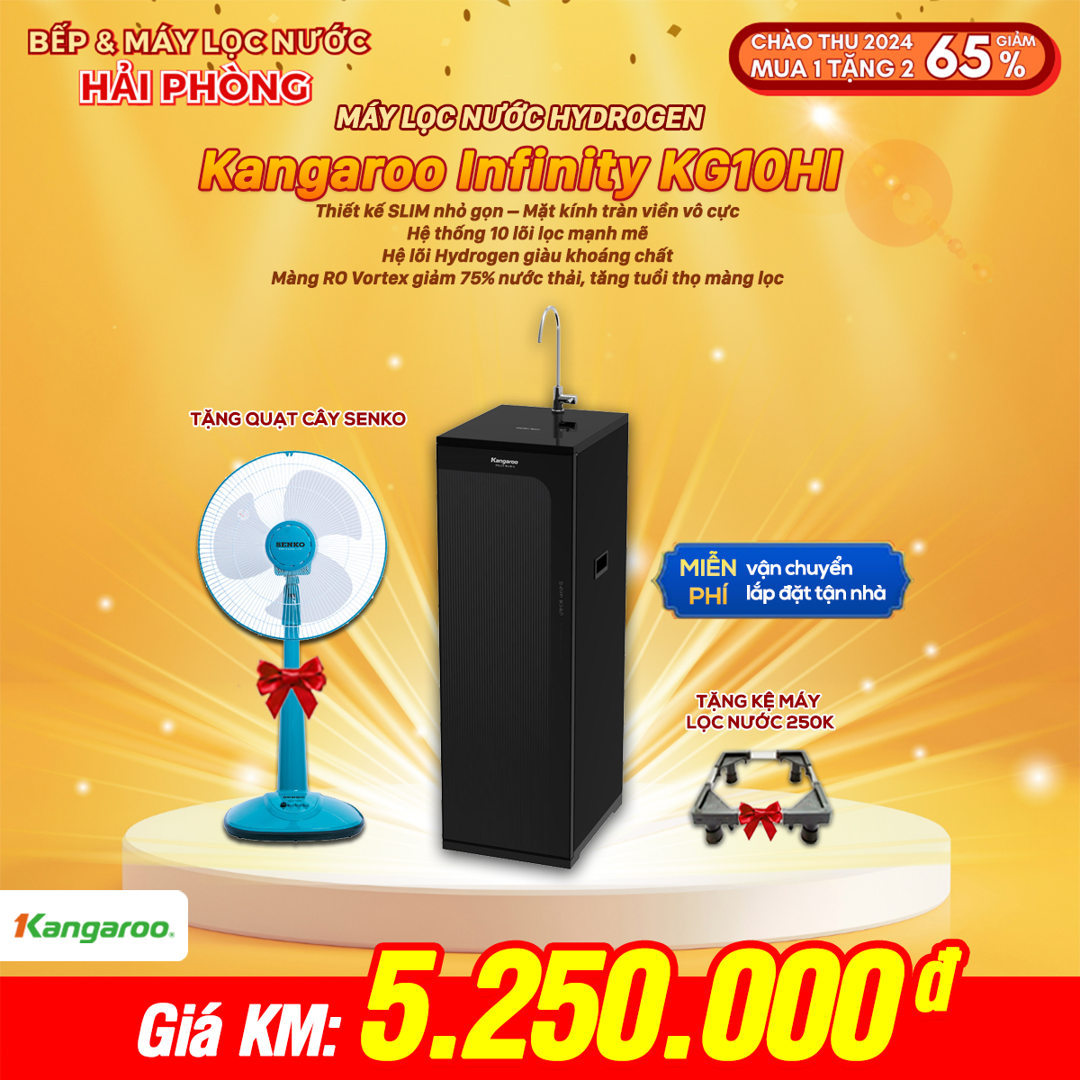 Máy lọc nước Kangaroo-KG10HI