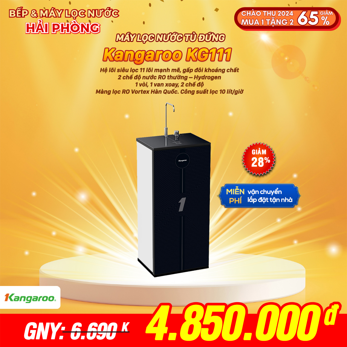 Máy lọc nước Kangaroo-KG111