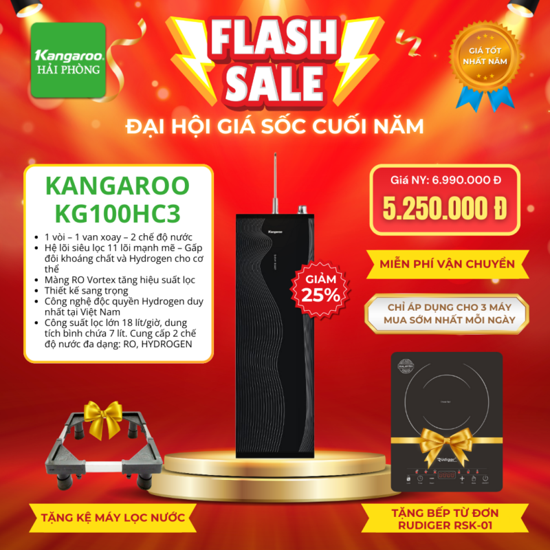 KANGAROO KG100HC3 - Đại hội SALE cuối năm Karofi Hải Phòng
