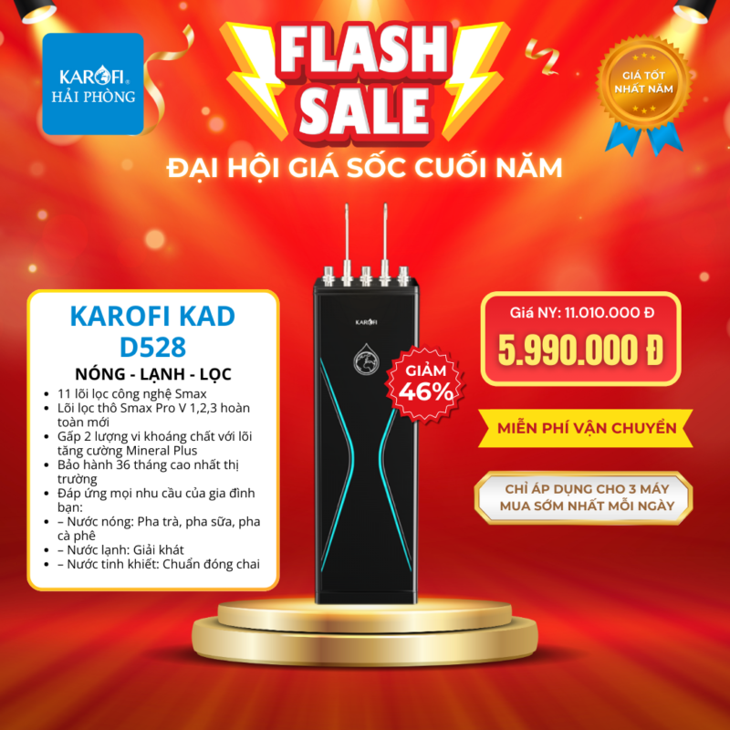 KAROFI KAD-D528 - Đại hội SALE cuối năm Karofi Hải Phòng