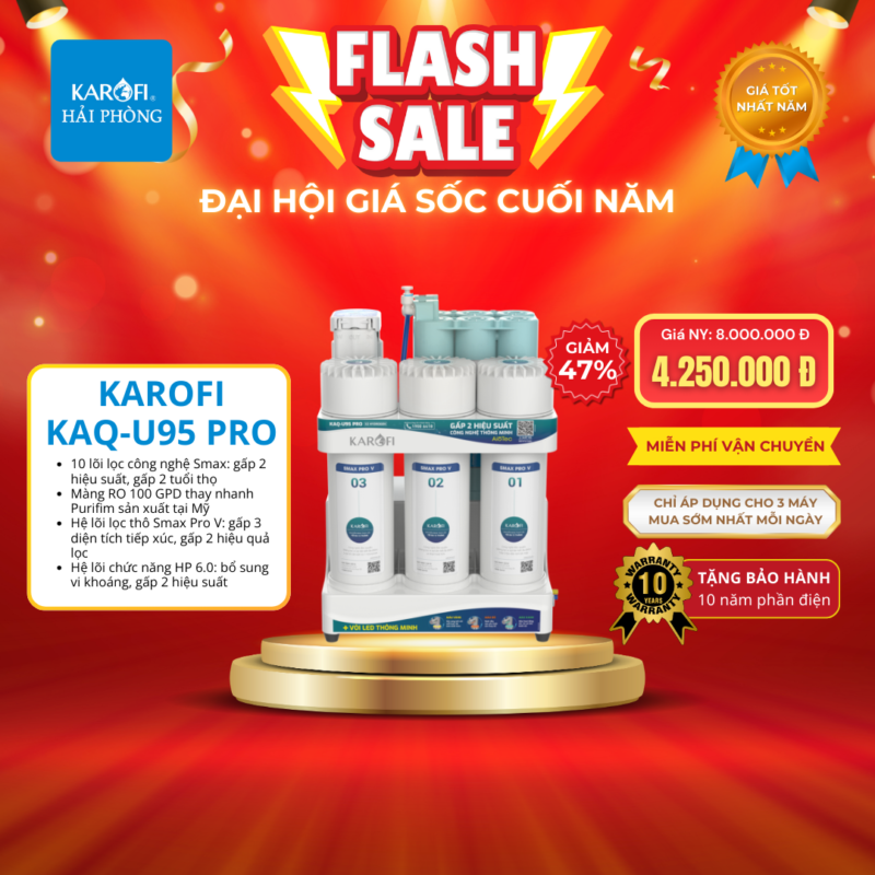 KAROFI U95 PRO - Đại hội SALE cuối năm Karofi Hải Phòng