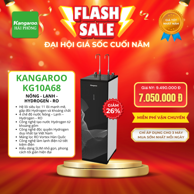 Kangaroo KG10A68 - Đại hội SALE cuối năm Karofi Hải Phòng