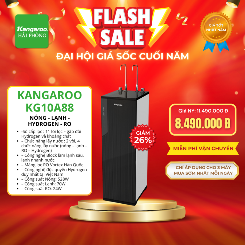 Kangaroo KG10A88 - Đại hội SALE cuối năm Karofi Hải Phòng