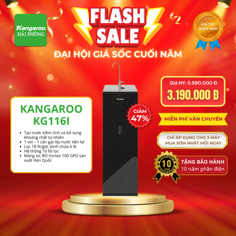 Kangaroo Kg116i - Đại hội SALE cuối năm Karofi Hải Phòng