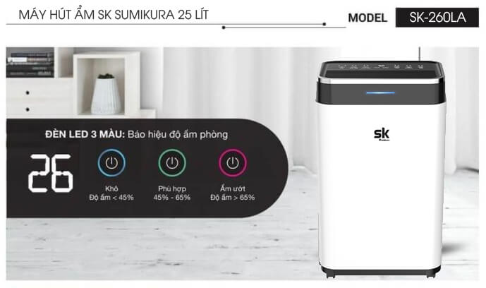 Máy hút ẩm Sumikura SK-260LA