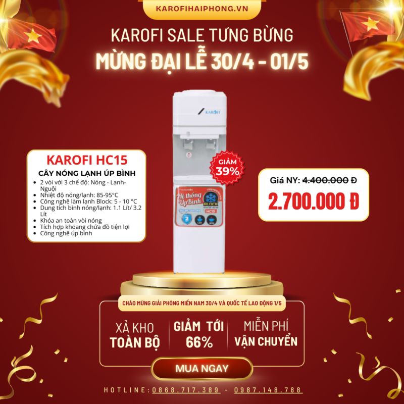 HC15 Karofi Hải Phòng Sale Đại Lễ 30-04 2025