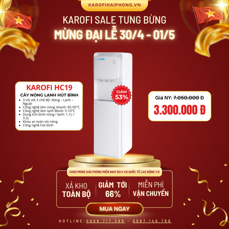 HC19 Karofi Hải Phòng Sale Đại Lễ 30-04 2025