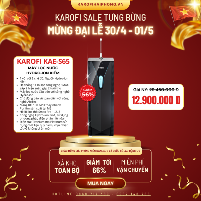 KAE-S65 Karofi Hải Phòng Sale Đại Lễ 30-04 2025