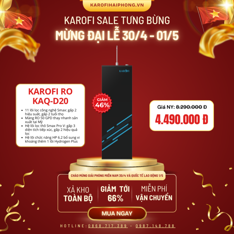 KAQ-D20 Karofi Hải Phòng Sale Đại Lễ 30-04 2025