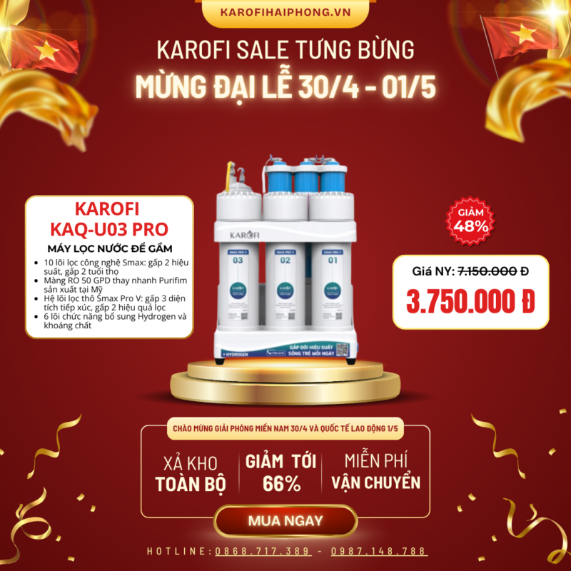 KAQ-U03 pro Karofi Hải Phòng Sale Đại Lễ 30-04 2025