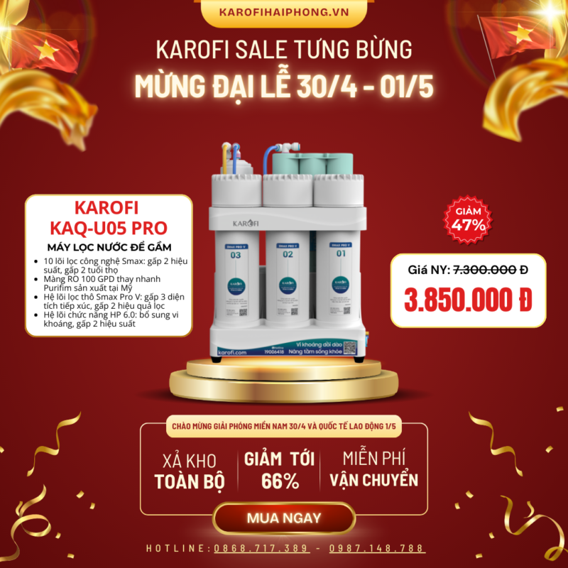 KAQ-U05 pro Karofi Hải Phòng Sale Đại Lễ 30-04 2025