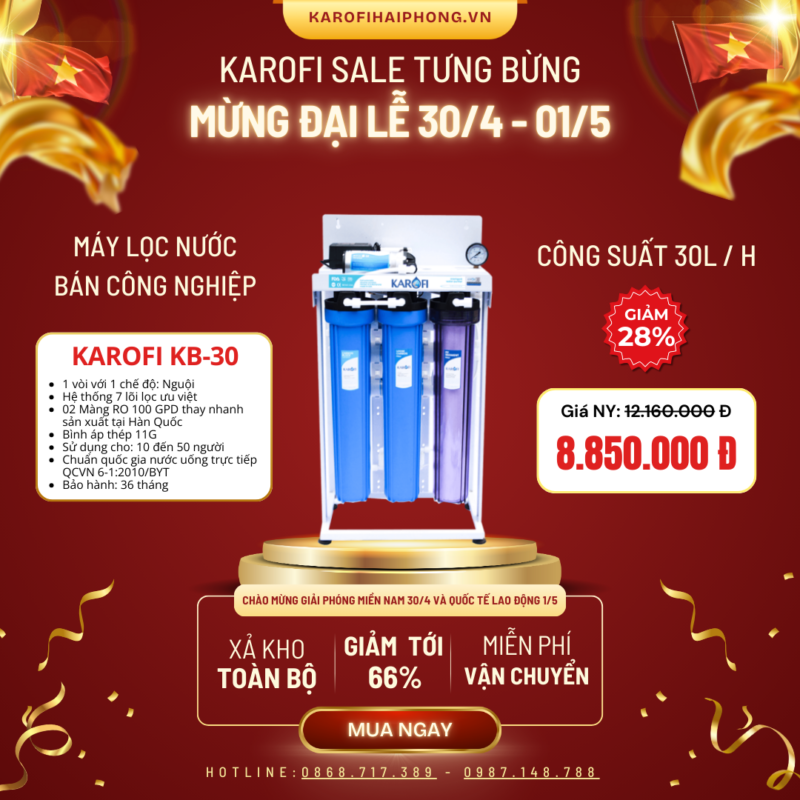 Bán công nghiệp KB30 Karofi Hải Phòng Sale Đại Lễ