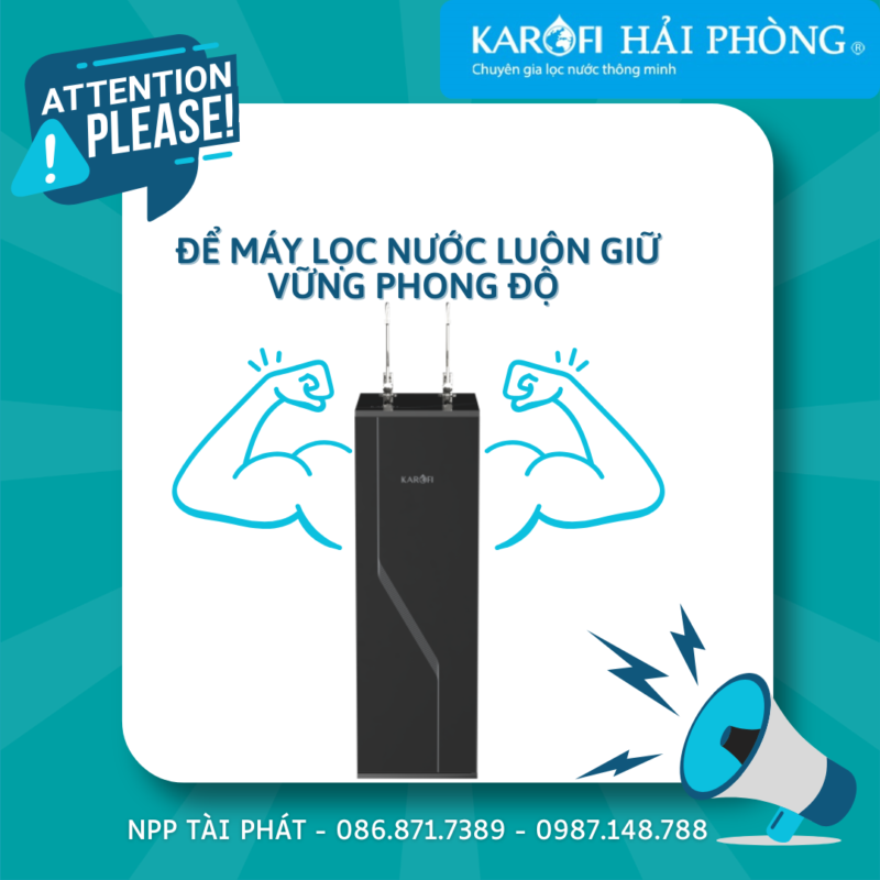 Cách chăm sóc máy lọc nước