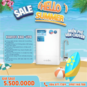Máy lọc nước Karofi KAQ-U98