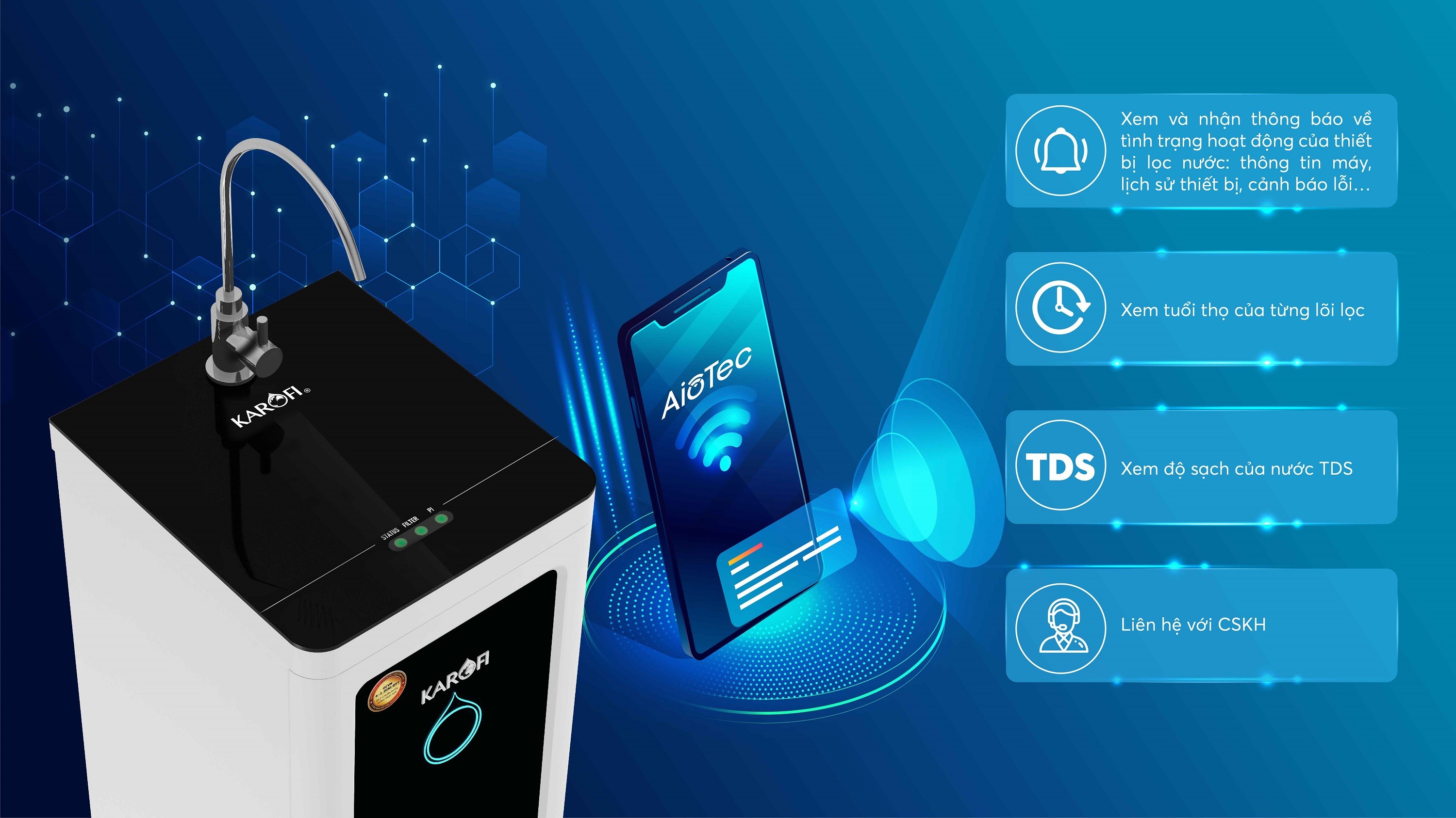 Review] Máy lọc nước Karofi Optimus Pro O-i439 AioTec | Karofi.com