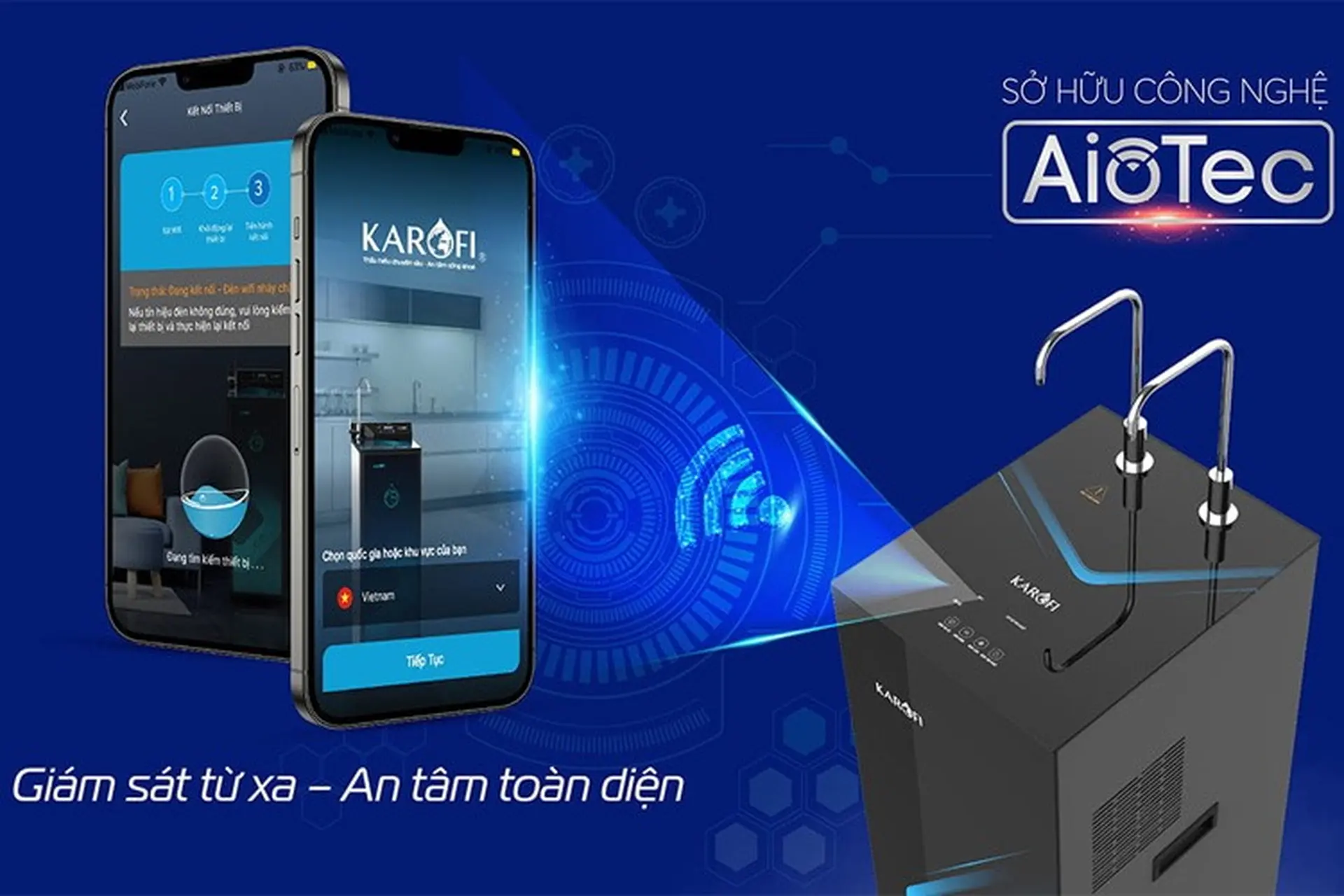 Cách dùng ứng dụng Karofi 360 theo dõi máy lọc nước tiện lợi